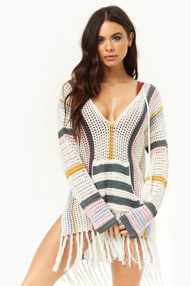 F4831 Tassel Beach Dress